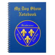Acadiana Kennel Club Logo-Notebook