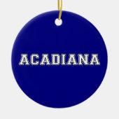 Acadiana Keramik Ornament (Vorne)