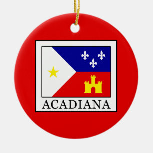 Acadiana Keramik Ornament