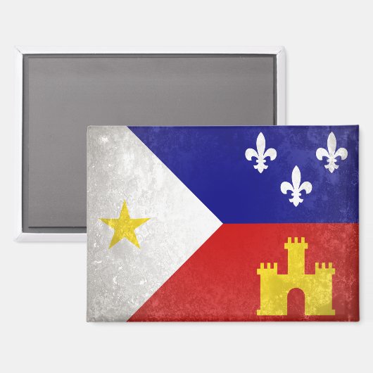 Acadiana Magnet (Vorderseite/Rückseite)