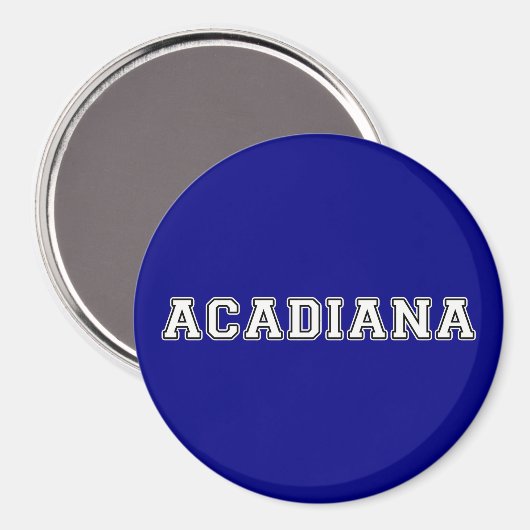 Acadiana Magnet (Vorderseite/Rückseite)