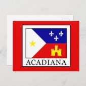 Acadiana Postkarte (Vorne/Hinten)