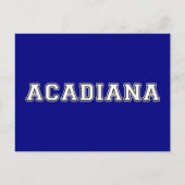 Acadiana Postkarte (Vorderseite)