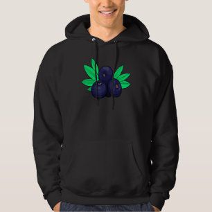 Acai-Beeren Beeren Frucht Essen Vegan Vegetarisch Hoodie