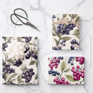 Acai Geschenkpapier Set