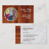 Acai rollt gesunde Visitenkarten Visitenkarte (Vorne/Hinten)