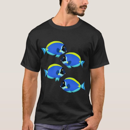 Acanthurus leucosternon 2 T-Shirt (Vorderseite)
