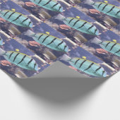 Acanthurus triostegus geschenkpapier (Ecke)