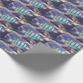 Acanthurus triostegus geschenkpapier (Ecke)