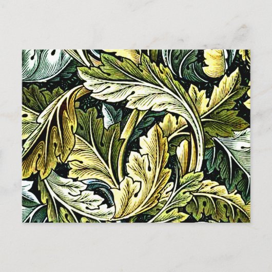 Acanthus, beliebtes William Morris-Muster, Postkarte (Vorderseite)
