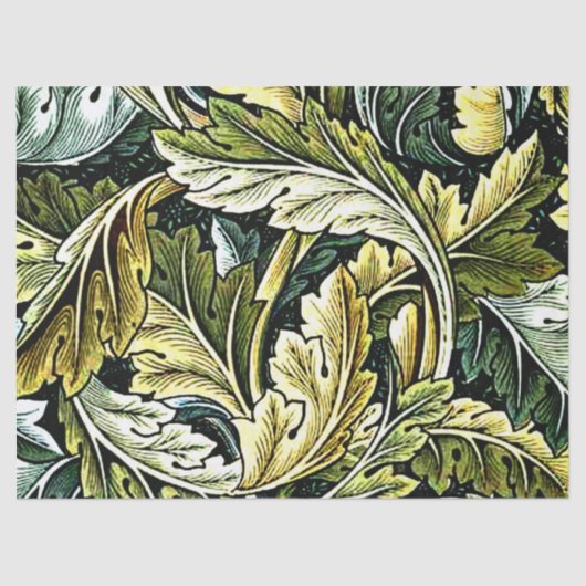 Acanthus, beliebtes William Morris-Muster, Seidenpapier (Vorderseite)
