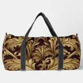 Acanthus-Blätter (Alter Goldton) groß Duffle Bag (Vorderseite)