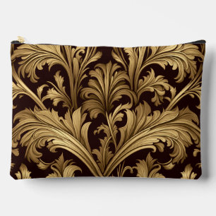 Acanthus-Blätter (Alter Goldton) (groß) Zubehörtasche