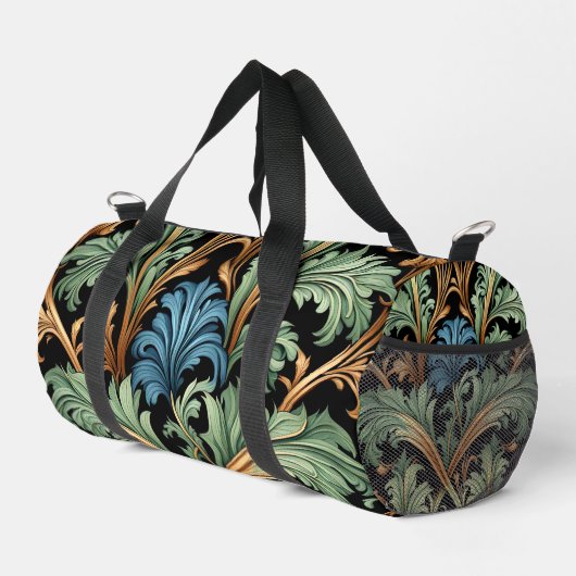 Acanthus-Blätter (klein) Duffle Bag (Rechte Ecke)
