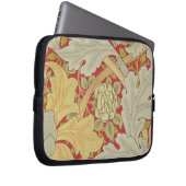Acanthus-Blätter und wilde Rose auf einem Laptopschutzhülle (Vorne Rechts)