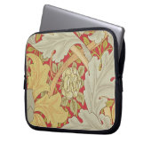 Acanthus-Blätter und wilde Rose auf einem Laptopschutzhülle (Vorderseite Links)