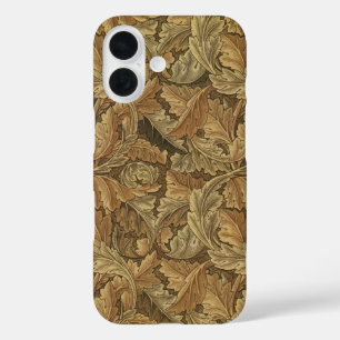 Acanthus-Blätter von William Morris, Antiker Stoff iPhone 16 Hülle