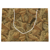 Acanthus-Blätter von William Morris, Antique Texti Große Geschenktüte (Vorderseite)
