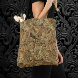 Acanthus-Blätter von William Morris, Antique Texti Tasche