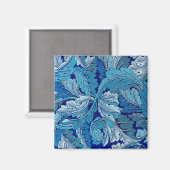 Acanthus Blau Magnet (Vorderseite/Rückseite)