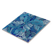 Acanthus Blau, William Morris Fliese (Seite)
