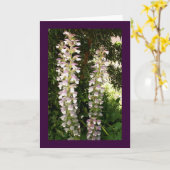 Acanthus Blossoms Karte (Gelbe Blume)