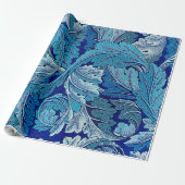Acanthus Blue, William Morris Geschenkpapier (Ungerollt)