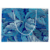 Acanthus Blue, William Morris Große Geschenktasche Geschenktüte (Rückseite)