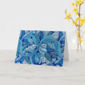 Acanthus Blue, William Morris Karte (Gelbe Blume)