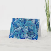 Acanthus Blue, William Morris Karte (Vorderseite)