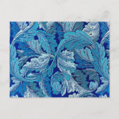 Acanthus Blue, William Morris Postkarte (Vorderseite)