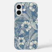 Acanthus cobalt denim Case-Mate iPhone hülle (Rückseite)
