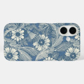 Acanthus cobalt denim Case-Mate iPhone hülle (Rückseite (Horizontal))