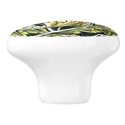 Acanthus, ein William Morris-Muster, Keramikknauf (Seitenansicht)