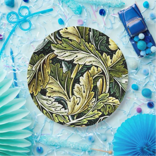 Acanthus, ein William Morris-Muster, Pappteller (Party)