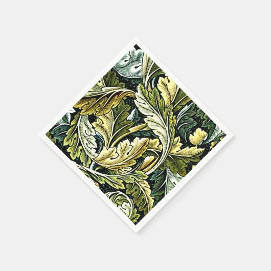 Acanthus, ein William Morris-Muster, Serviette (Ecke)