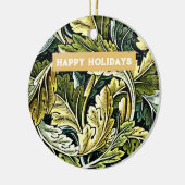 Acanthus, Frohe Feiertage, Keramik Ornament (Links)