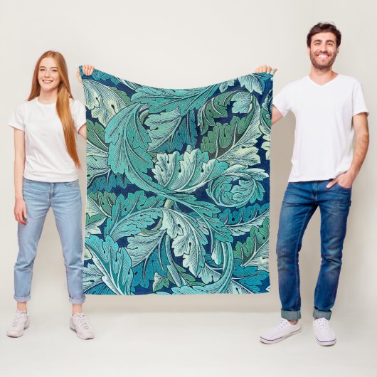 Acanthus Green, William Morris Fleecedecke (Beispiel)