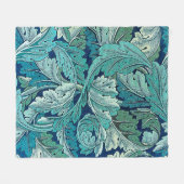 Acanthus Green, William Morris Fleecedecke (Vorderseite (Horizontal))