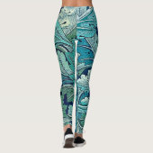 Acanthus Green, William Morris Leggings (Rückseite)