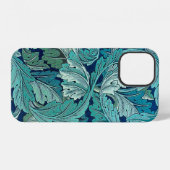 Acanthus Grün, William Morris iPhone Hülle (Rückseite (Horizontal))