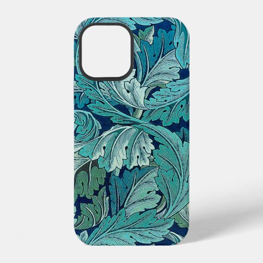 Acanthus Grün, William Morris iPhone Hülle (Rückseite)
