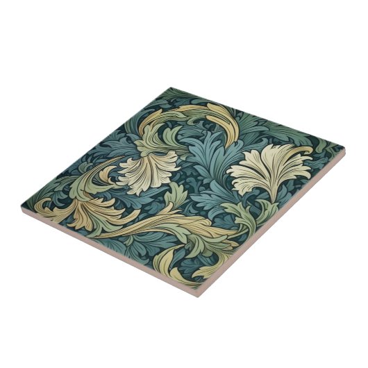 Acanthus Leaf Pattern Fliese (Seite)