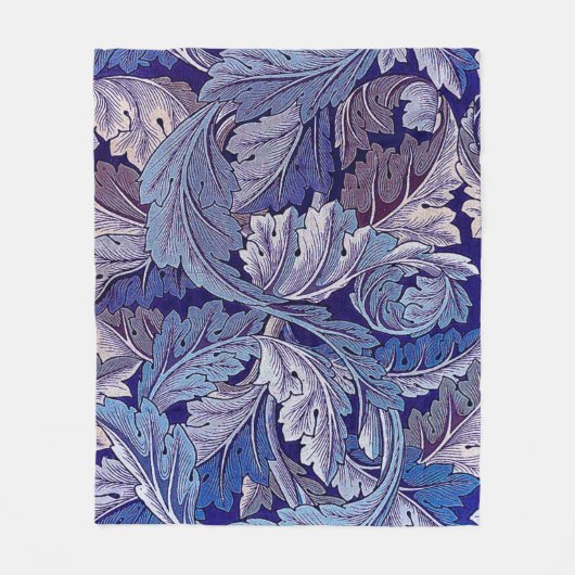 Acanthus Lila, William Morris Fleecedecke (Vorderseite)