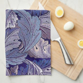 Acanthus Lila, William Morris Geschirrtuch (Viertel Falte)