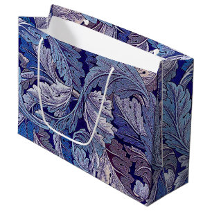 Acanthus Lila, William Morris Große Geschenktasche Große Geschenktüte