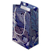 Acanthus Lila, William Morris Kleine Geschenktasch Kleine Geschenktüte (Vorderseite Schrägansicht)