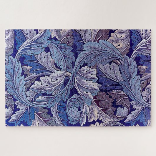 Acanthus Lila, William Morris Puzzle (Horizontal)