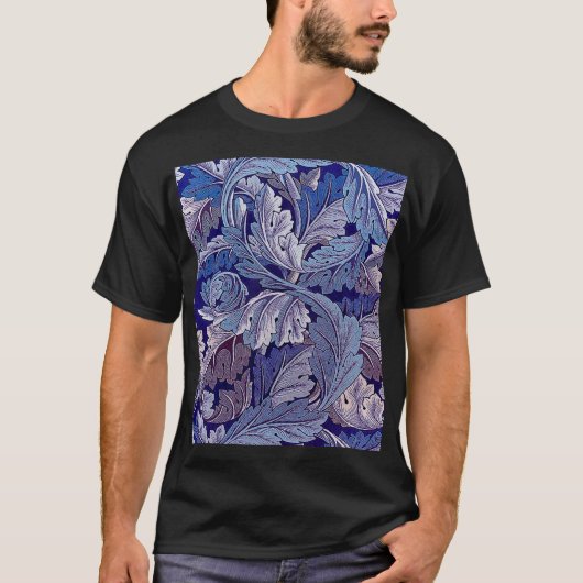 Acanthus Lila, William Morris T-Shirt (Vorderseite)