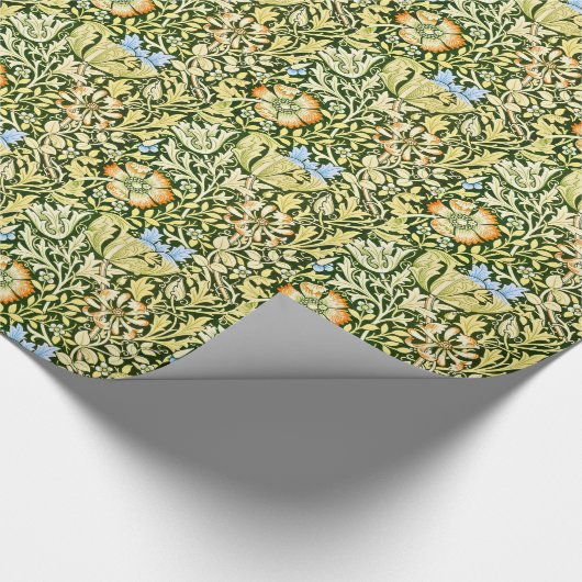 Acanthus mit reichen Farben Geschenkpapier (Ecke)